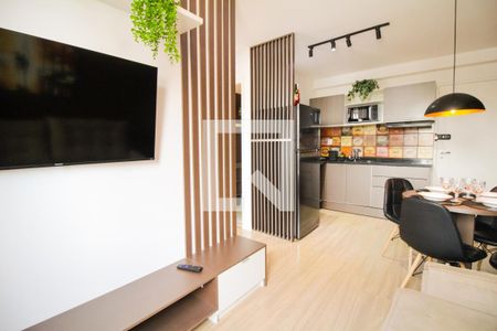 Sala/Cozinha de apartamento à venda com 2 quartos, 34m² em Brás, São Paulo