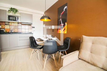 Sala/Cozinha de apartamento à venda com 2 quartos, 34m² em Brás, São Paulo