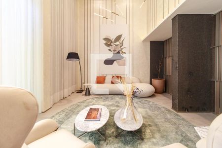 Hall Social de apartamento à venda com 1 quarto, 34m² em Campo Belo, São Paulo