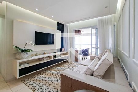 Sala/Cozinha de apartamento para alugar com 2 quartos, 82m² em Guilhermina, Praia Grande
