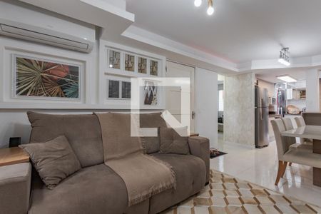 Sala de casa de condomínio à venda com 3 quartos, 86m² em Jardim Itu, Porto Alegre