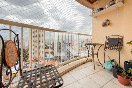 Varanda da Sala de apartamento à venda com 3 quartos, 78m² em Ipiranga, São Paulo