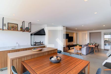 Varanda Gourmet de apartamento à venda com 3 quartos, 157m² em Jardim das Acacias, São Paulo