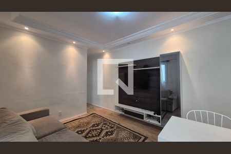Sala  de apartamento à venda com 2 quartos, 63m² em Vila Homero Thon, Santo André