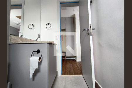 Banheiro de kitnet/studio para alugar com 1 quarto, 35m² em Ipiranga, São Paulo