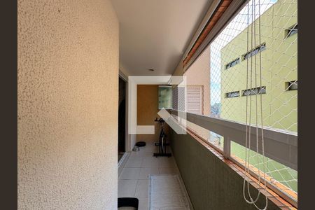 Sacada sala  de apartamento à venda com 3 quartos, 100m² em Campestre, Santo André