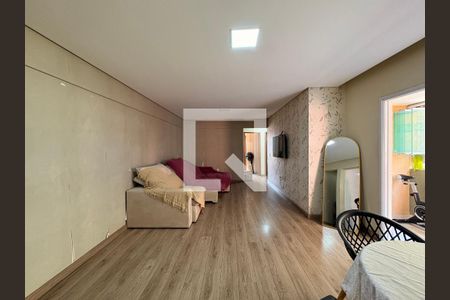 Sala de apartamento à venda com 3 quartos, 100m² em Campestre, Santo André