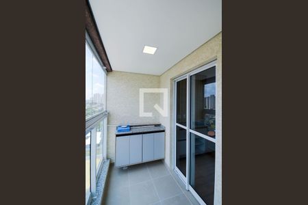 Varanda da Sala de apartamento para alugar com 2 quartos, 45m² em Vila Galvão, Guarulhos