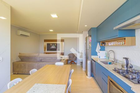 Sala/Cozinha de apartamento para alugar com 2 quartos, 54m² em Fátima, Canoas