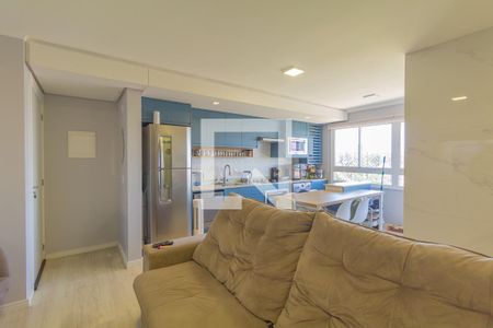 Sala/Cozinha de apartamento para alugar com 2 quartos, 54m² em Fátima, Canoas