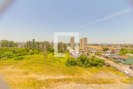 Vista da Sala/Cozinha de apartamento para alugar com 2 quartos, 54m² em Fátima, Canoas