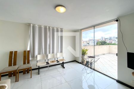 Sala de Estar de apartamento para alugar com 4 quartos, 156m² em Nova Granada, Belo Horizonte