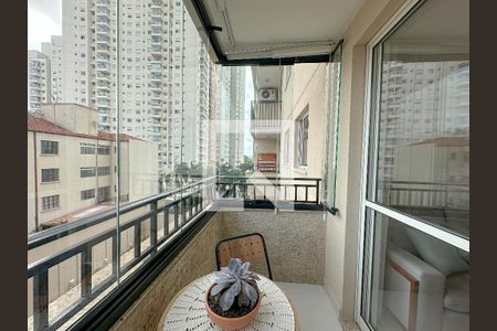 Varanda de apartamento à venda com 1 quarto, 41m² em Água Branca, São Paulo