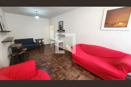 Sala de apartamento para alugar com 2 quartos, 110m² em Ponta da Praia, Santos