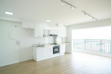 Sala e cozinha de apartamento para alugar com 2 quartos, 56m² em Vila Mussolini, São Bernardo do Campo