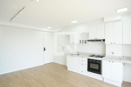 Sala e cozinha de apartamento para alugar com 2 quartos, 56m² em Vila Mussolini, São Bernardo do Campo