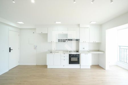 Sala e cozinha de apartamento para alugar com 2 quartos, 56m² em Vila Mussolini, São Bernardo do Campo