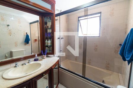 Banheiro da Suíte de apartamento à venda com 3 quartos, 128m² em Vila Mascote, São Paulo
