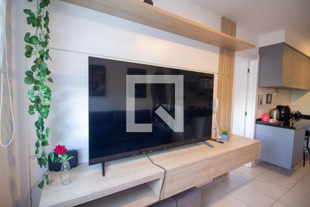 Sala de apartamento para alugar com 1 quarto, 28m² em Jardim Caravelas, São Paulo