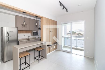 Sala de apartamento para alugar com 1 quarto, 40m² em Várzea da Barra Funda, São Paulo