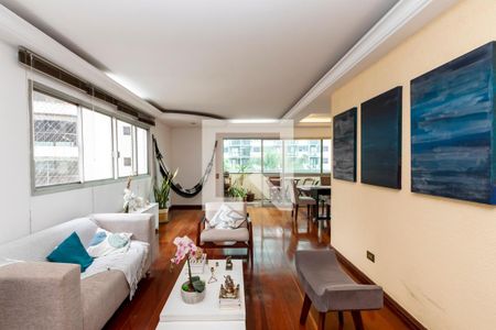 Sala de apartamento à venda com 4 quartos, 198m² em Campo Belo, São Paulo