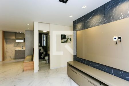 Sala  de apartamento para alugar com 2 quartos, 64m² em Vila Praia, São Paulo