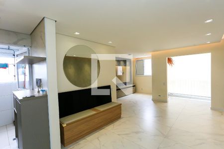 Sala  de apartamento para alugar com 2 quartos, 64m² em Vila Praia, São Paulo