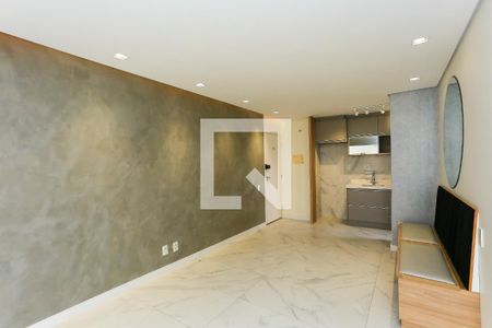 Sala  de apartamento para alugar com 2 quartos, 64m² em Vila Praia, São Paulo