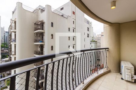 Varanda/Vista de apartamento para alugar com 1 quarto, 45m² em Cerqueira César, São Paulo