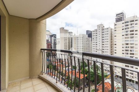 Varanda/Vista de apartamento para alugar com 1 quarto, 45m² em Cerqueira César, São Paulo