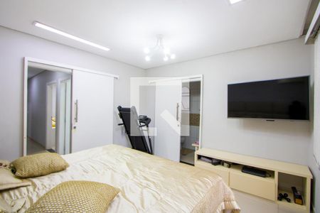 Quarto 1 - Suíte de apartamento à venda com 3 quartos, 130m² em Jardim Bela Vista, Santo André