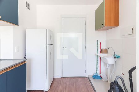Cozinha e Área de Serviço de apartamento para alugar com 1 quarto, 27m² em Vila Butantã, São Paulo
