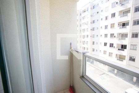 Varanda da Sala de apartamento à venda com 2 quartos, 60m² em Taquara, Rio de Janeiro