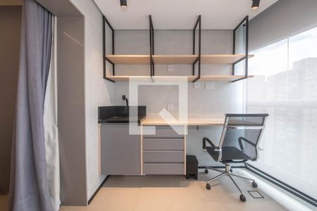 Varanda de kitnet/studio para alugar com 1 quarto, 32m² em Jardim das Acacias, São Paulo