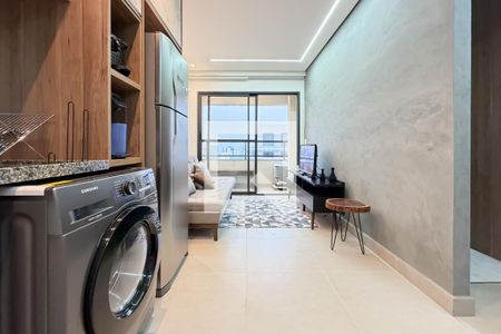 Sala de apartamento à venda com 1 quarto, 34m² em Vila Mariana, São Paulo