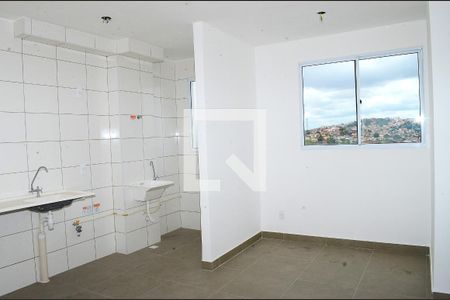 Sala/Cozinha de apartamento para alugar com 2 quartos, 41m² em São Gabriel, Belo Horizonte