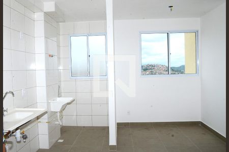 Sala/Cozinha de apartamento para alugar com 2 quartos, 41m² em São Gabriel, Belo Horizonte