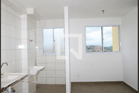 Sala/Cozinha de apartamento para alugar com 2 quartos, 41m² em São Gabriel, Belo Horizonte