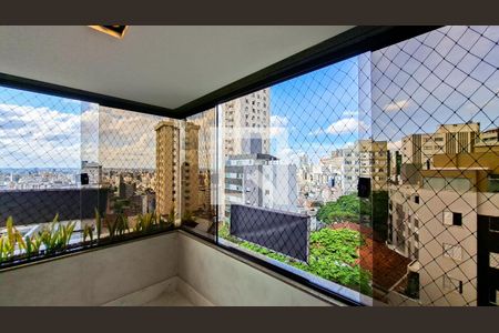 Sala de apartamento à venda com 3 quartos, 110m² em Anchieta, Belo Horizonte