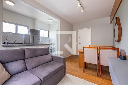 Sala/Cozinha de apartamento à venda com 2 quartos, 52m² em Cerqueira César, São Paulo