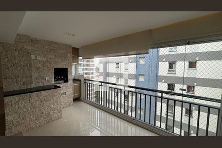 Sala - Sala de Jantar Varanda de apartamento para alugar com 3 quartos, 119m² em Jardim, Santo André