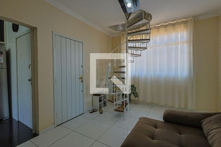 Sala de apartamento à venda com 2 quartos, 120m² em Alto Barroca, Belo Horizonte