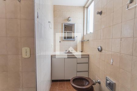 Banheiro da Suíte de apartamento à venda com 3 quartos, 95m² em Serra, Belo Horizonte