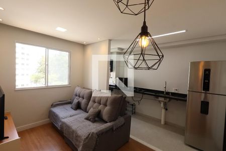 Sala  de apartamento para alugar com 2 quartos, 38m² em Usina Piratininga, São Paulo