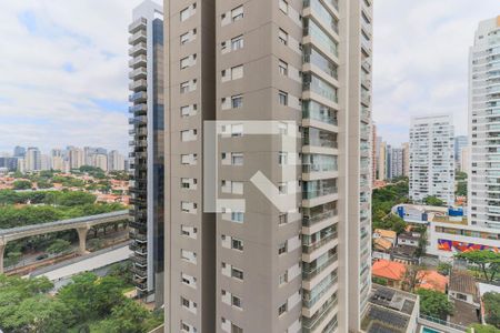 Vista da Varanda de apartamento à venda com 1 quarto, 49m² em Itaim Bibi, São Paulo