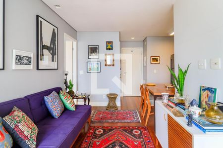 Sala de apartamento à venda com 1 quarto, 49m² em Itaim Bibi, São Paulo