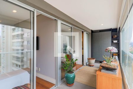 Varanda de apartamento à venda com 1 quarto, 49m² em Itaim Bibi, São Paulo