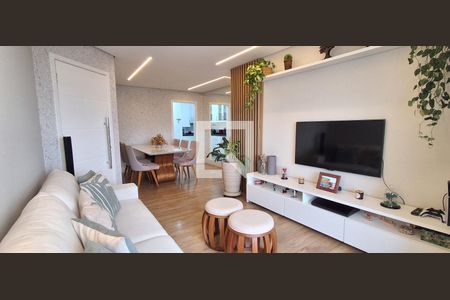 Sala  de apartamento à venda com 3 quartos, 96m² em Santa Paula, São Caetano do Sul