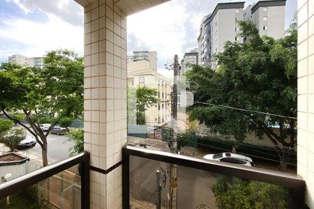 Varanda da Suite 1 de apartamento para alugar com 4 quartos, 130m² em Buritis, Belo Horizonte