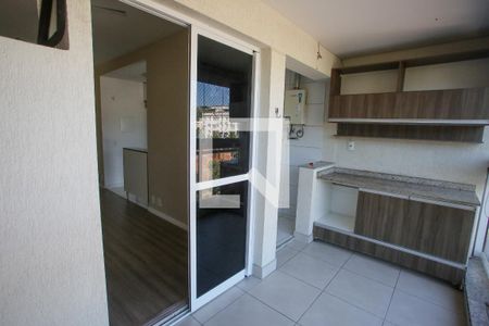 Varanda da Sala de apartamento para alugar com 2 quartos, 60m² em Taquara, Rio de Janeiro
